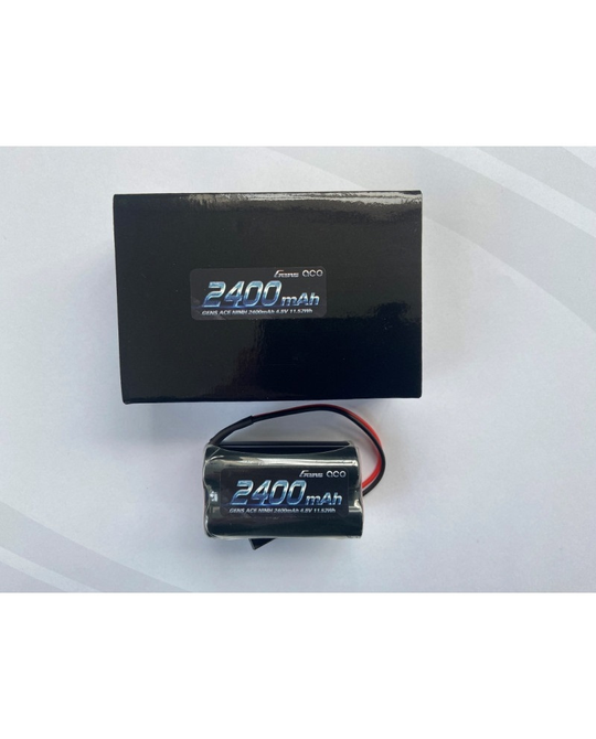 2400mah MiMh Square RX Pack 4.8V JR Plug
