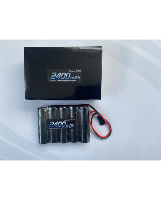 2400mah NiMh Flat RX Pack 6V JR Plug