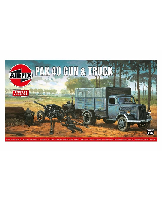 1/76 PAK 40 Gun and Truck - A02315V