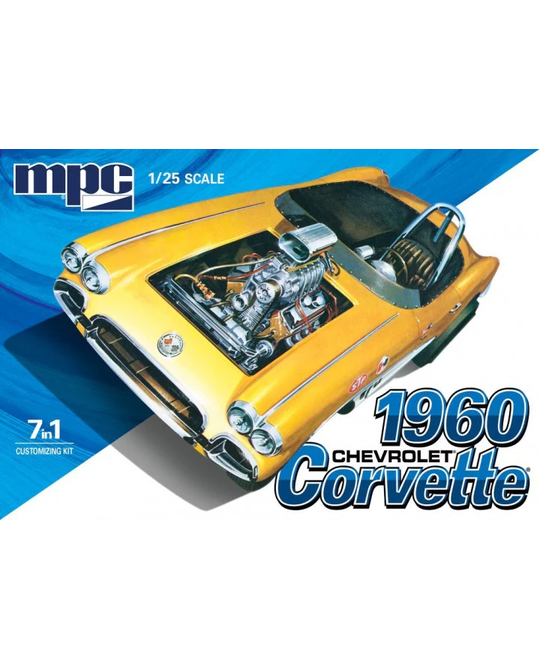 1/25 1960 Chevrolet Corvette 7-in-1 Custom Kit - MPC1002