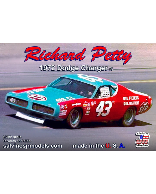 1/25 Richard Petty 1972 Dodge Charger Talladega