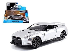 1/32 F&F Brian's Nissan GT-R R35 Silver-dicast-models-Hobbycorner
