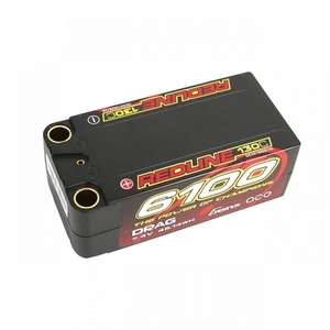 Redline 6100mAh 2S7.4v Shorty Drag - 96x46x35mm 298g 8mm Bullet-batteries-and-accessories-Hobbycorner