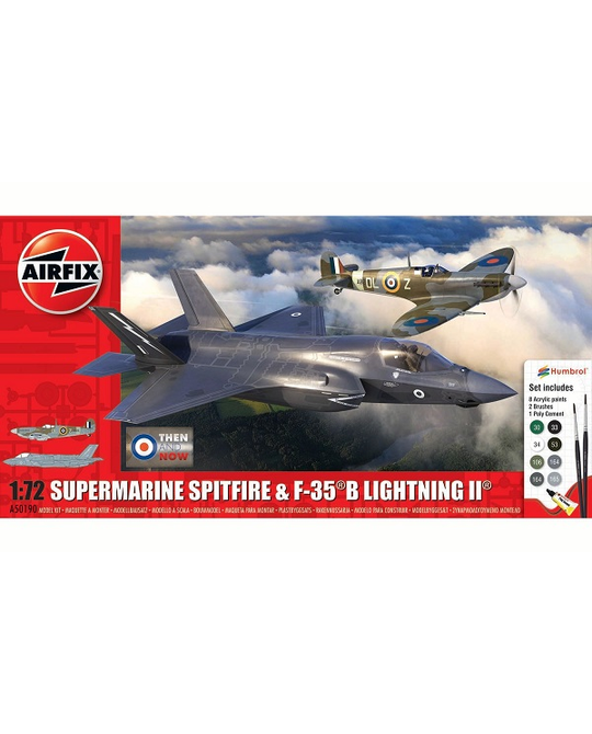 Supermarine Spitfire and F-35B Lightning II - A50190