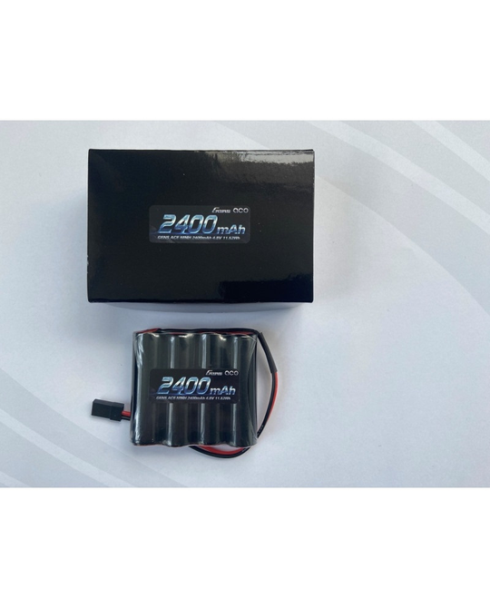 4.8V 2400mah NiMh Flat RX Pack JR Plug