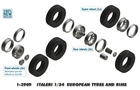 1/24 European Truck Tires and Rims - 1-3909