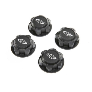 Captured Wheel Nut for DBXL-E, Black (4pc) - LOS352009-rc---cars-and-trucks-Hobbycorner