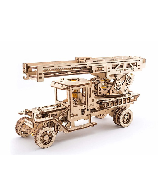 Fire Truck Wooden Model Kit - 120310