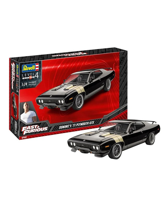 1/24 Fast & Furious - Dominic's 1971 Plymouth GTX - 07692