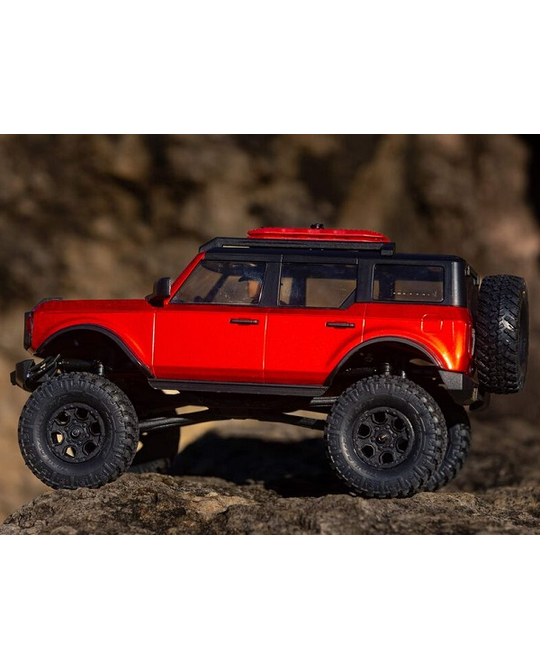 SCX24 1/24 2021 Ford Bronco 4WD Truck RTR - Red