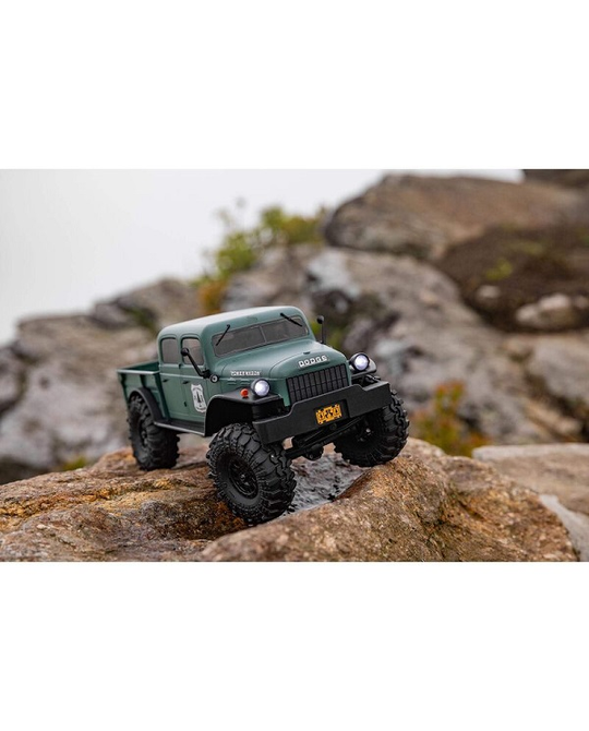 SCX24 1/24 Dodge Power Wagon 4WD Rock Crawler RTR - Green