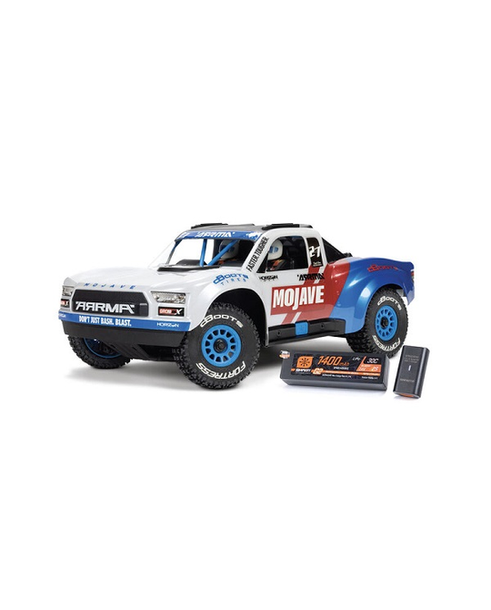 MOJAVE GROM 223S BLX Brushless 4X4 Small Scale Desert Truck RTR - White