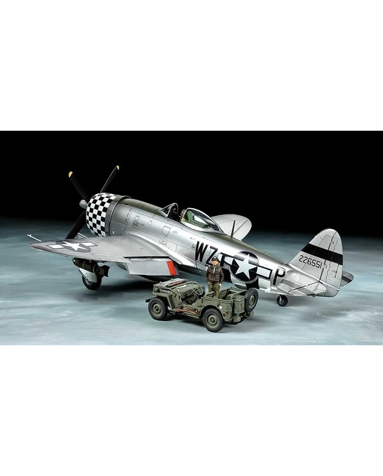 1/48 P-47D Bubbletop & 4x4 LV - 25214