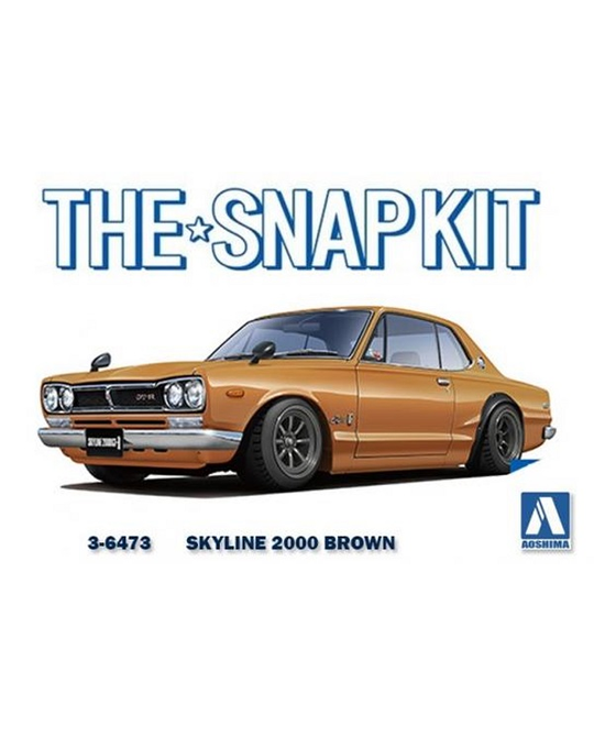 1/32 Nissan Skyline 2000 GT-R - Safari Brown - Snap Kit - 6473