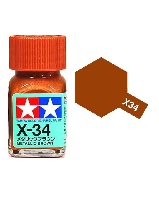 Enamel – X34 Metallic Brown - 8034