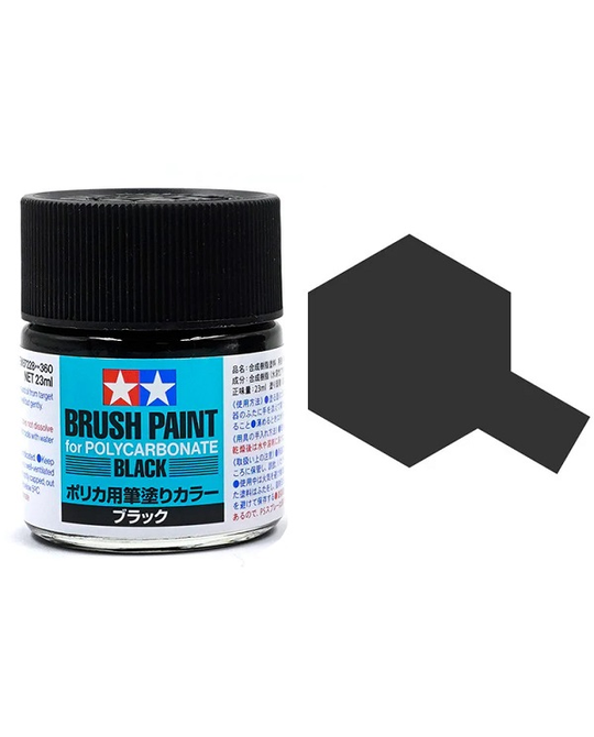 Polycarbonate Brush Paint for POLYCARBONATE (Black) - 87228
