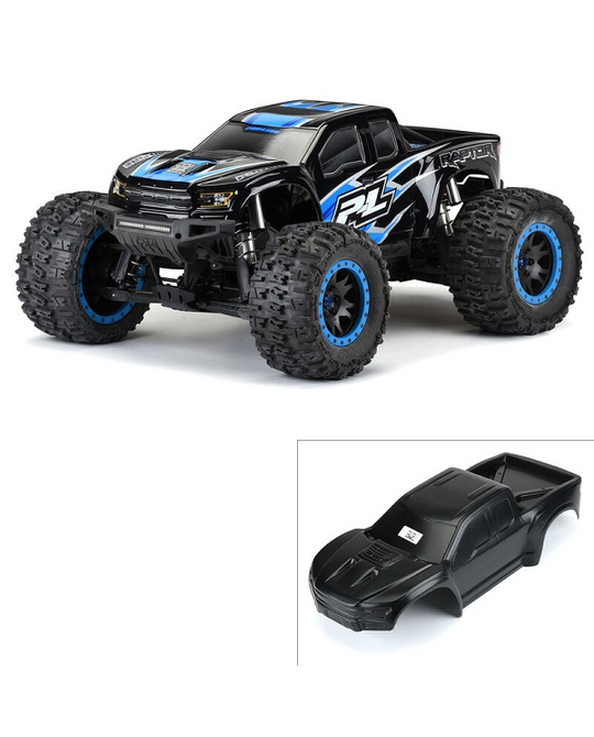 Pre-Cut 2017 Ford F-150 Raptor Black Body for X-MAXX