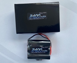 6V 2400mah NiMh Hump RX Pack - JR Plug-batteries-and-accessories-Hobbycorner
