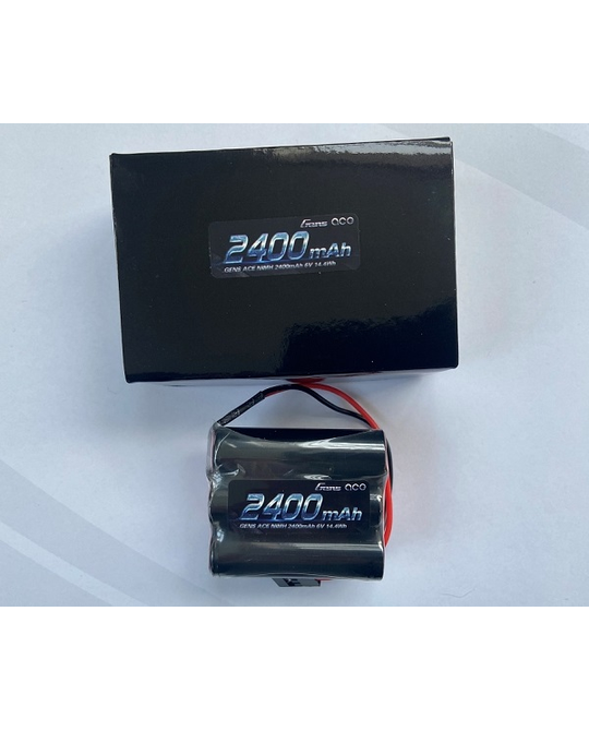6V 2400mah NiMh Hump RX Pack - JR Plug
