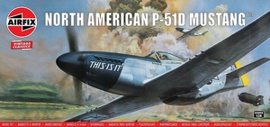1/24 North American P-51D Mustang - A14001V-model-kits-Hobbycorner