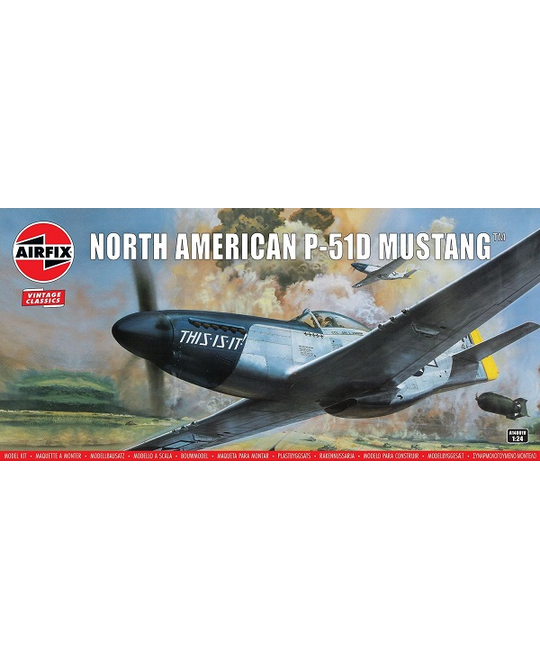 1/24 North American P-51D Mustang - A14001V