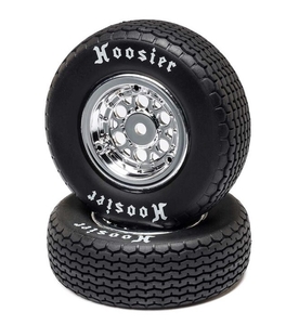 Front Tire Set, Mounted, Soft - 22S Sprint-wheels-and-tires-Hobbycorner