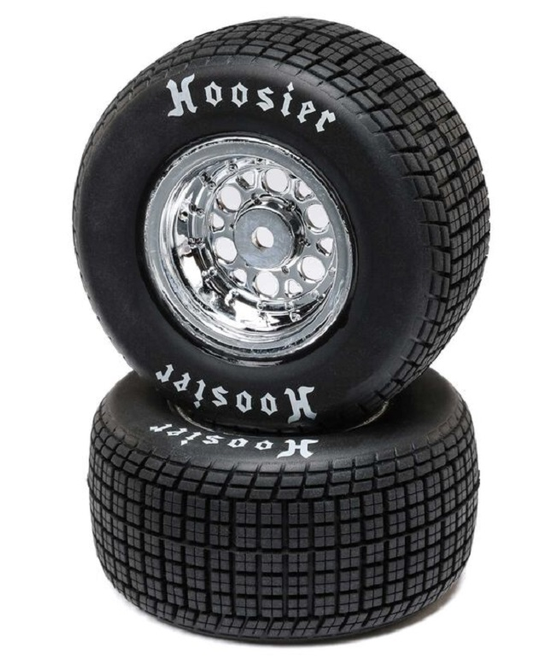Rear Tire Set, Mounted, Soft - 22S Sprint