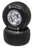 Rear Tire Set, Mounted, Hard - 22S Sprint