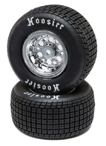 Rear Tire Set, Mounted, Hard - 22S Sprint-wheels-and-tires-Hobbycorner