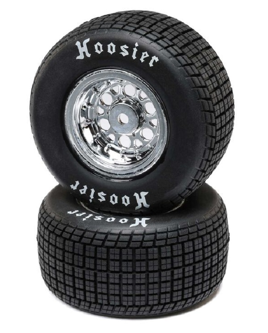 Rear Tire Set, Mounted, Hard - 22S Sprint