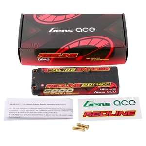 Redline 2.0 5000mAh 2S 7.4V 140C HardCase-batteries-and-accessories-Hobbycorner