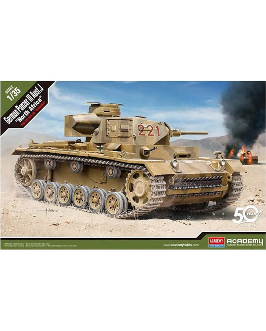 Academy - 1/35 German Panzer III Ausf. J - North Africa - 13531