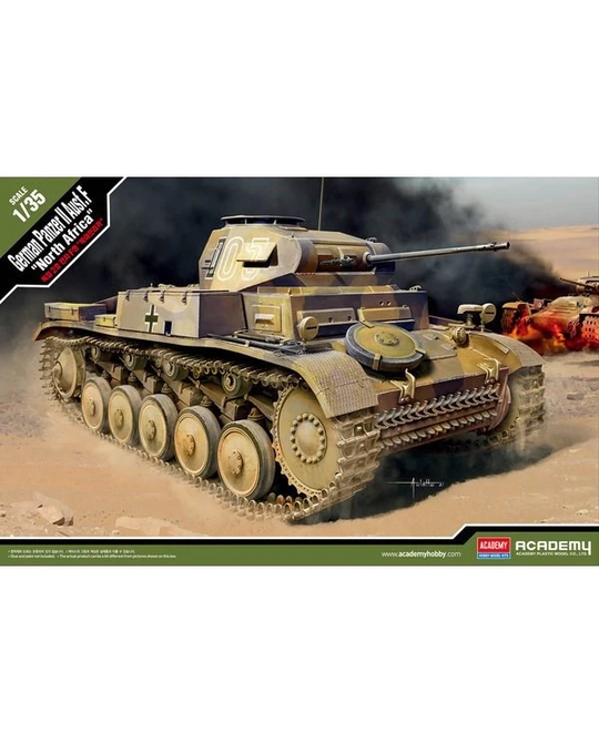 1/35 German Panzer II Ausf.F - North Africa - 13535