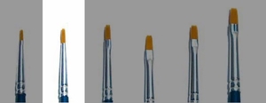 Synthetic Flat 00 Brush - 52222-paints-and-accessories-Hobbycorner
