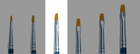Synthetic Flat 0 Brush - 52223