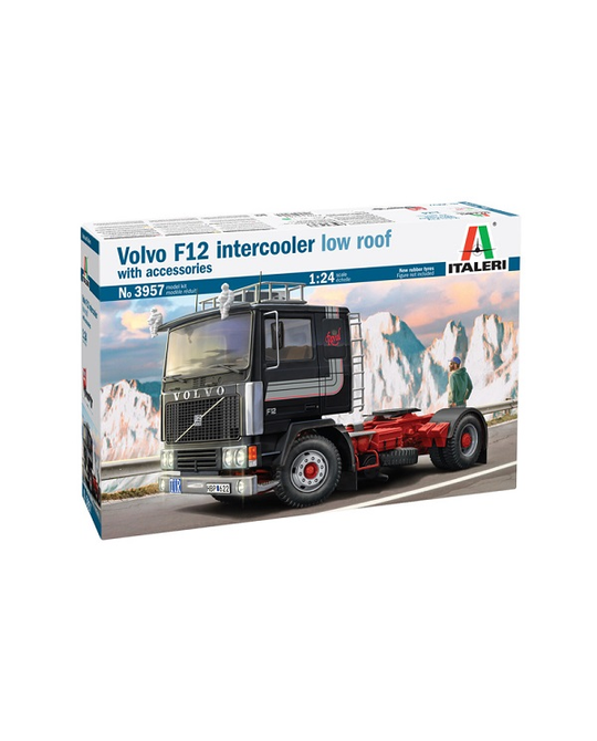 1/24 Volvo F12 Intercooler Low Roof with accessories - 3957