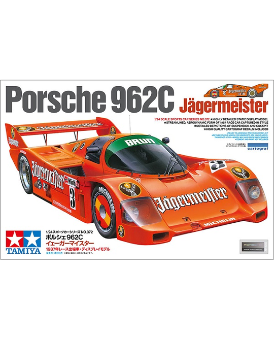 1/24 Porsche 962C Jagermeister - 24372