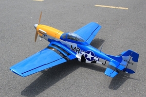 Obsession North American P-51D 71 Inch ARF 35cc - Electric Retract-rc-aircraft-Hobbycorner