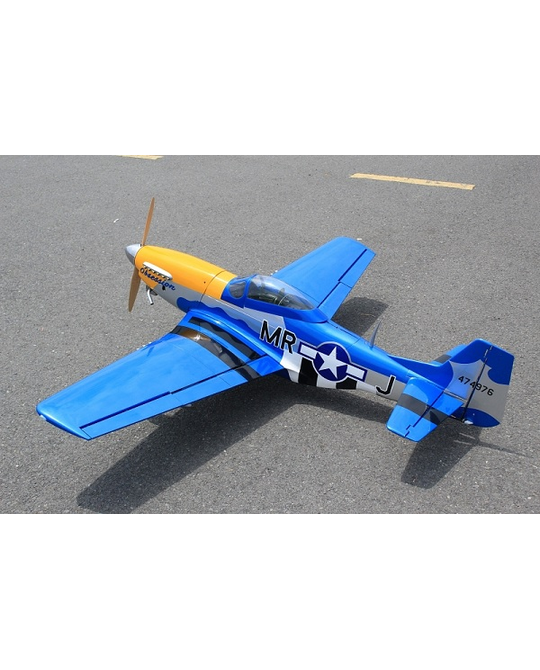 Obsession North American P-51D 71 Inch ARF 35cc - Electric Retract