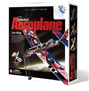 Low Wing Rubber Band Aeroplane-model-kits-Hobbycorner