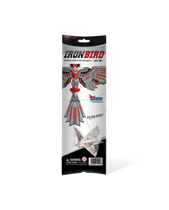 IRON BIRD Rubber Band Ornithopter (bamboo)