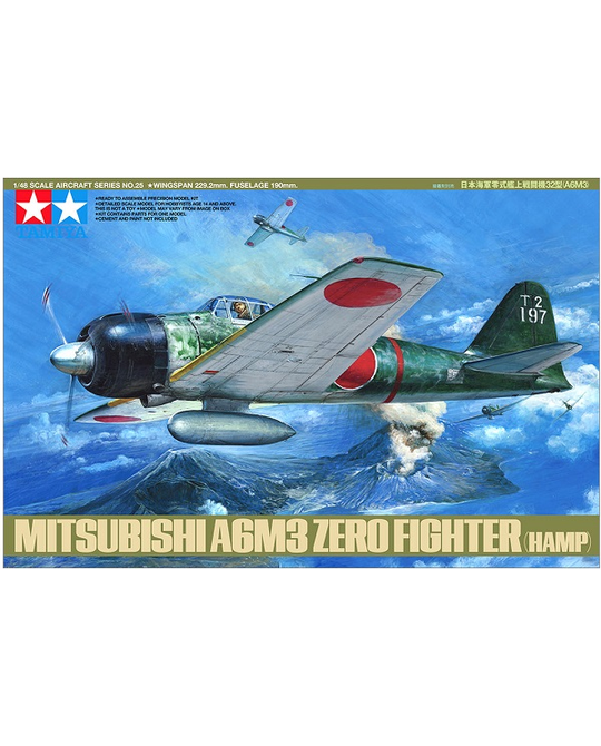 1/48 Mitsubishi A6M3 Zero Fighgter (HAMP) - 61025