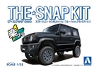 1/32 Suzuki Jimny Custom Wheel Black Pearl - Snap Kit - 6680