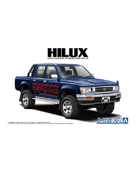 1/24 TOYOTA LN107 HILUX PICK UP DOUBLE CAB 4WD 1994 - 6217