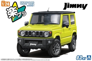 1/24 JIMNY 2018 KINETIC YELLOW - 6596-model-kits-Hobbycorner
