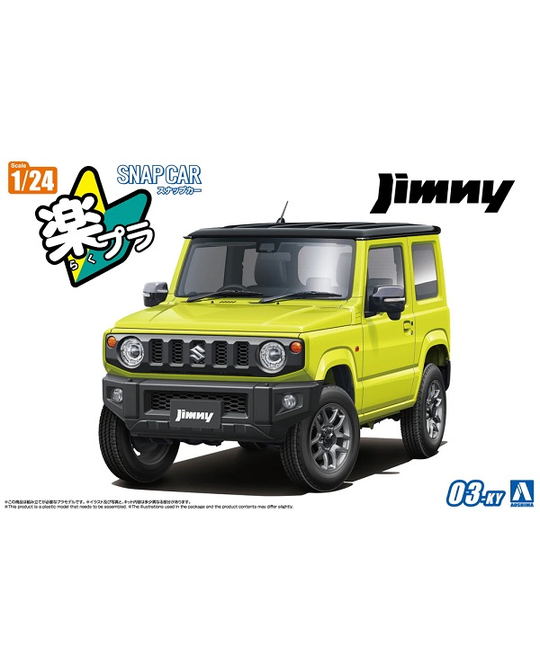1/24 JIMNY 2018 KINETIC YELLOW - 6596