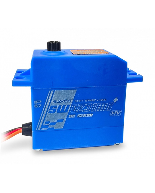 HV Waterproof 25kg/0.15 @ 7.4v Digital Servo with Soft Start, 66g, 41.8x20.2x42.9mm