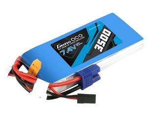 3500mAh 2S 7.4v RX Lipo Battery with EC3 and JR-3P Plug-batteries-and-accessories-Hobbycorner