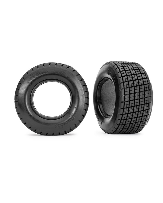 Hoosier Dual-Profile Dirt Oval Tires & Foam Inserts (2) - 10470X