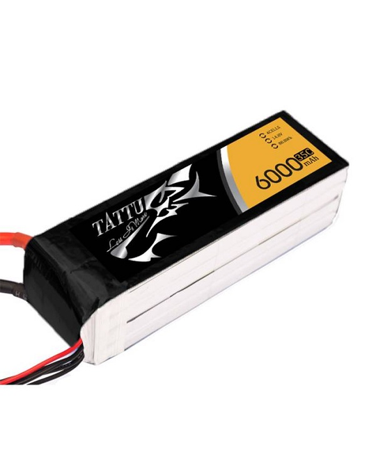 6000mAh 4S 14.8v 35C Lipo Battery XT60 Plug 147x45x43.3mm 590g